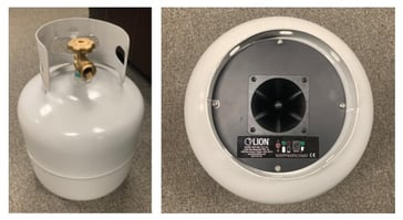 HAZ03LPT Leaking Propane Tank