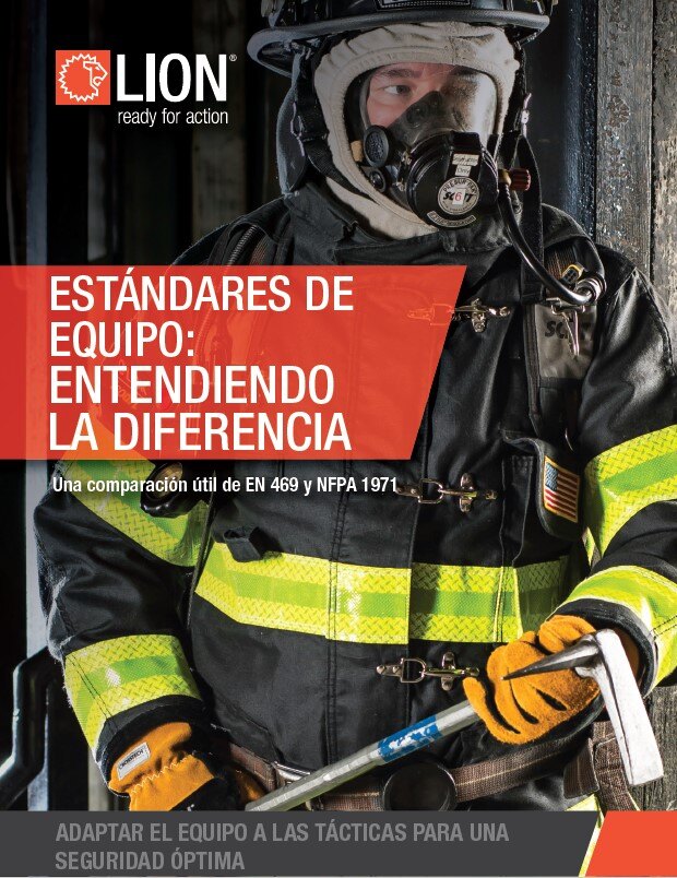 LION EN469 vs NFPA 1971 Brochure_Spanish