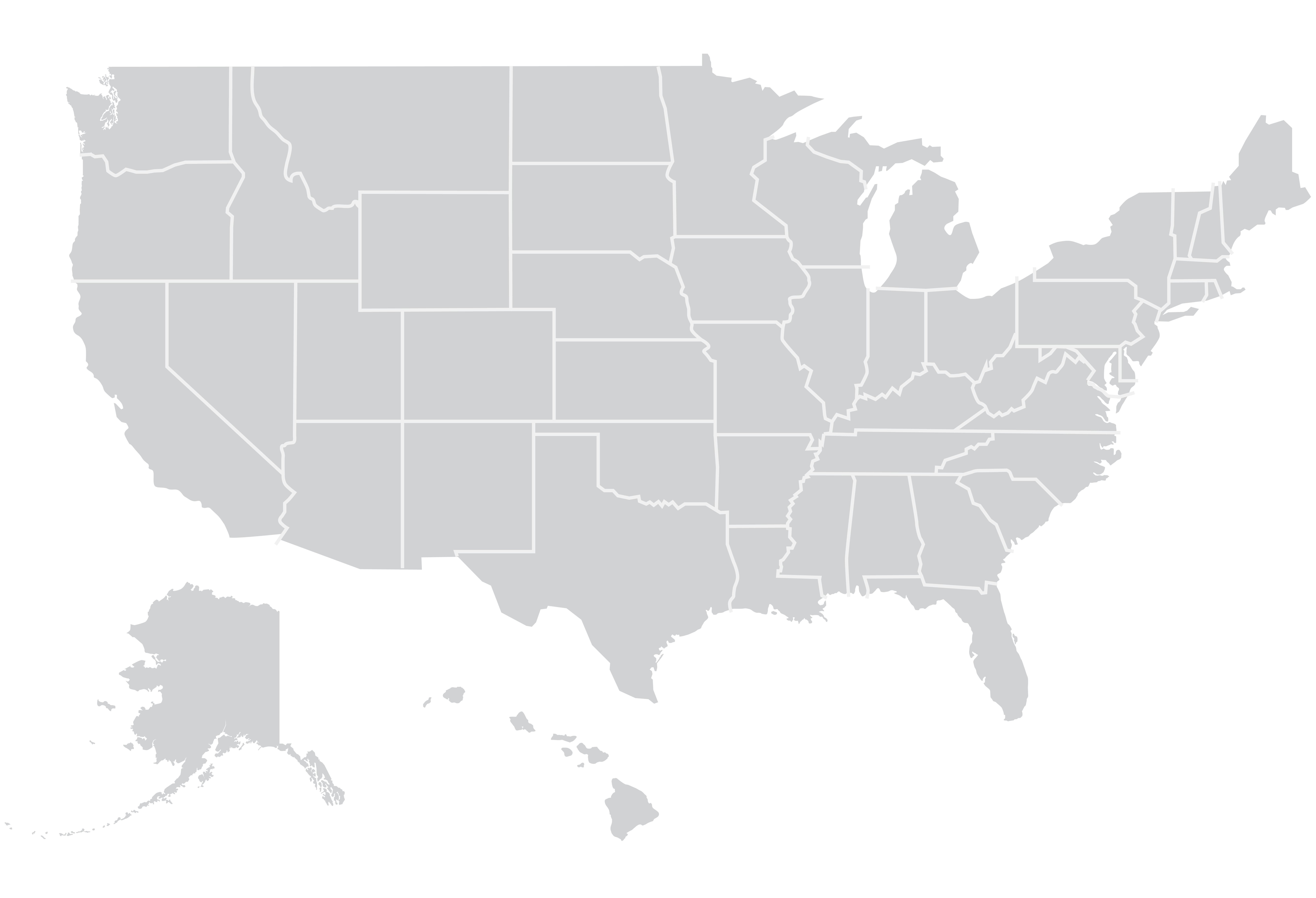United States service center map
