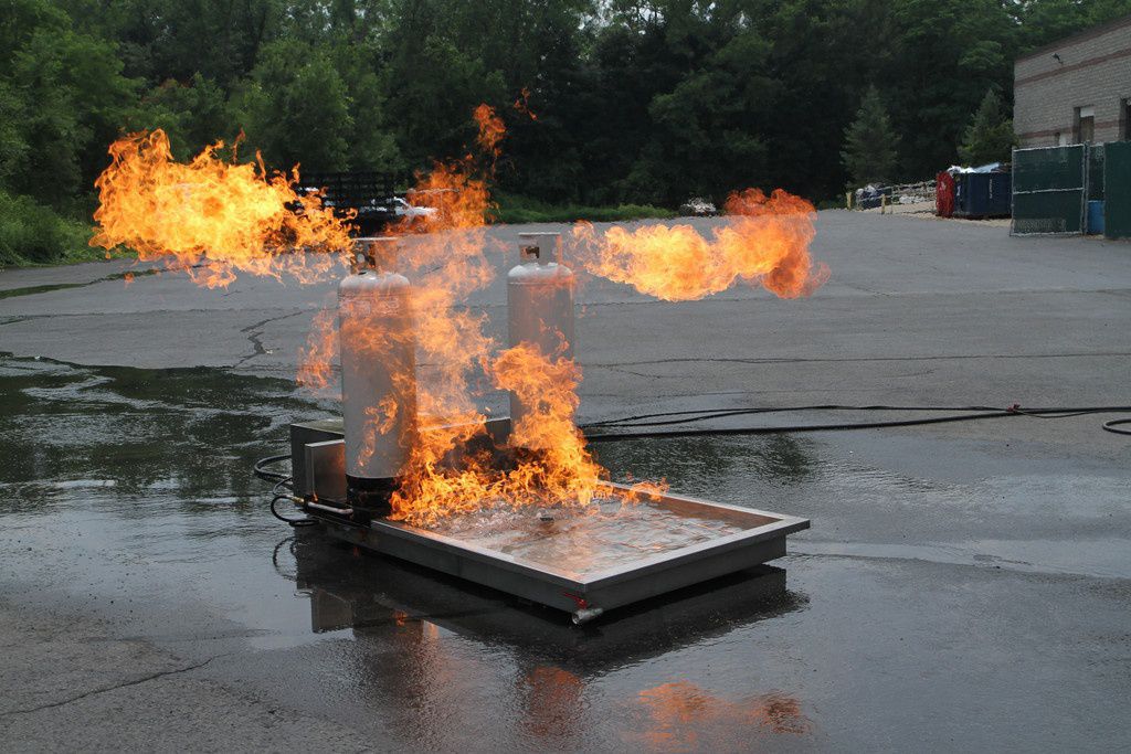Propane Cylinder Fire Training Prop Firefighter Training Props