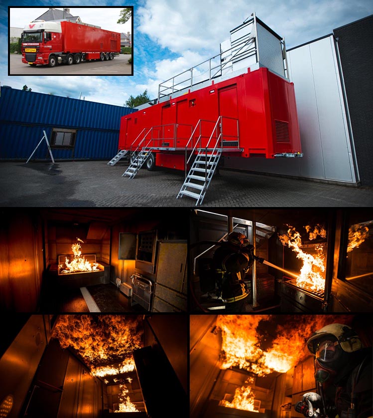 HAAGEN has Completed a Mobile Fire Training Container for SDIS 25 in France
